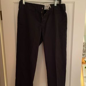 Men’s Dickies black slim straight pant, size 32x32